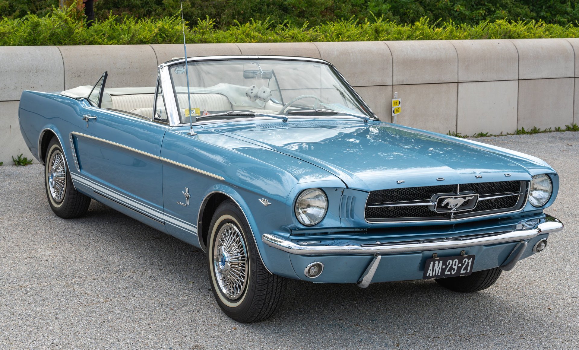 Classic Ford Mustang convertible